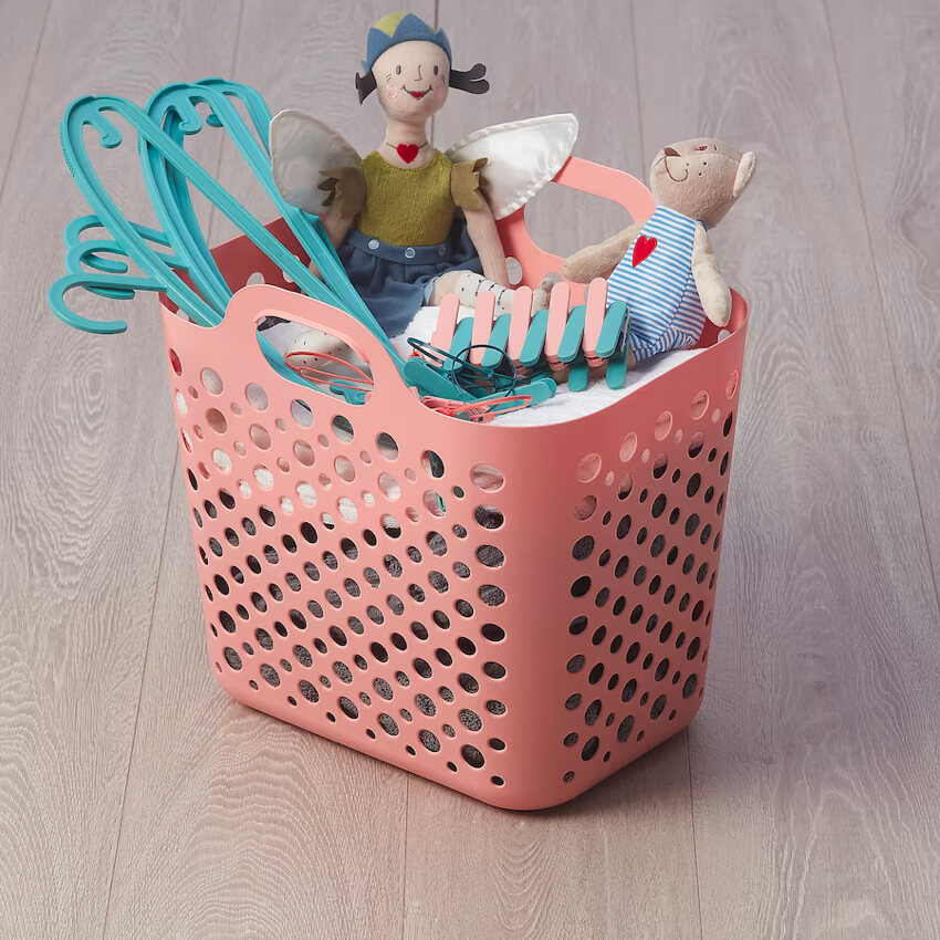 Flexible laundry basket